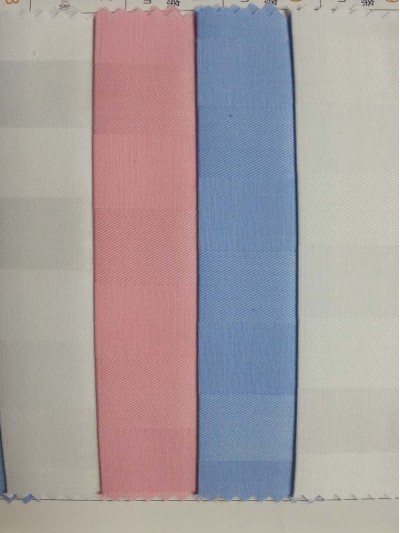 HN-HOPI 漂白紗卡C20*20*108*58 CVC  滌棉緞條50/50*30*30*133*80 耐漂白水 耐氯漂 制服 Anti bleaching bleaching resistant 細節-1